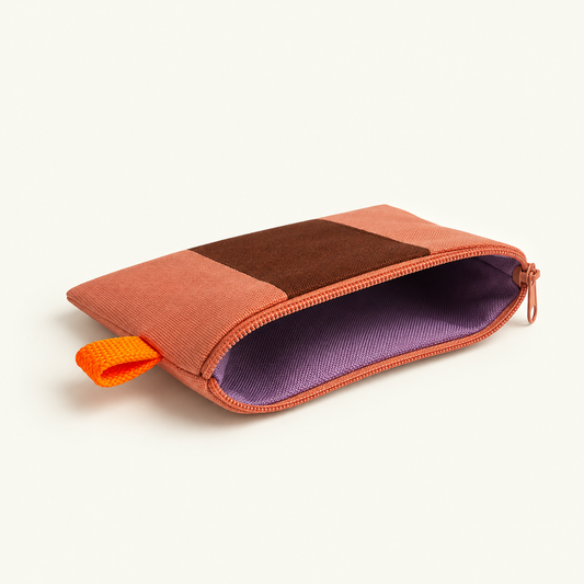 Wallet Stripes - Braun