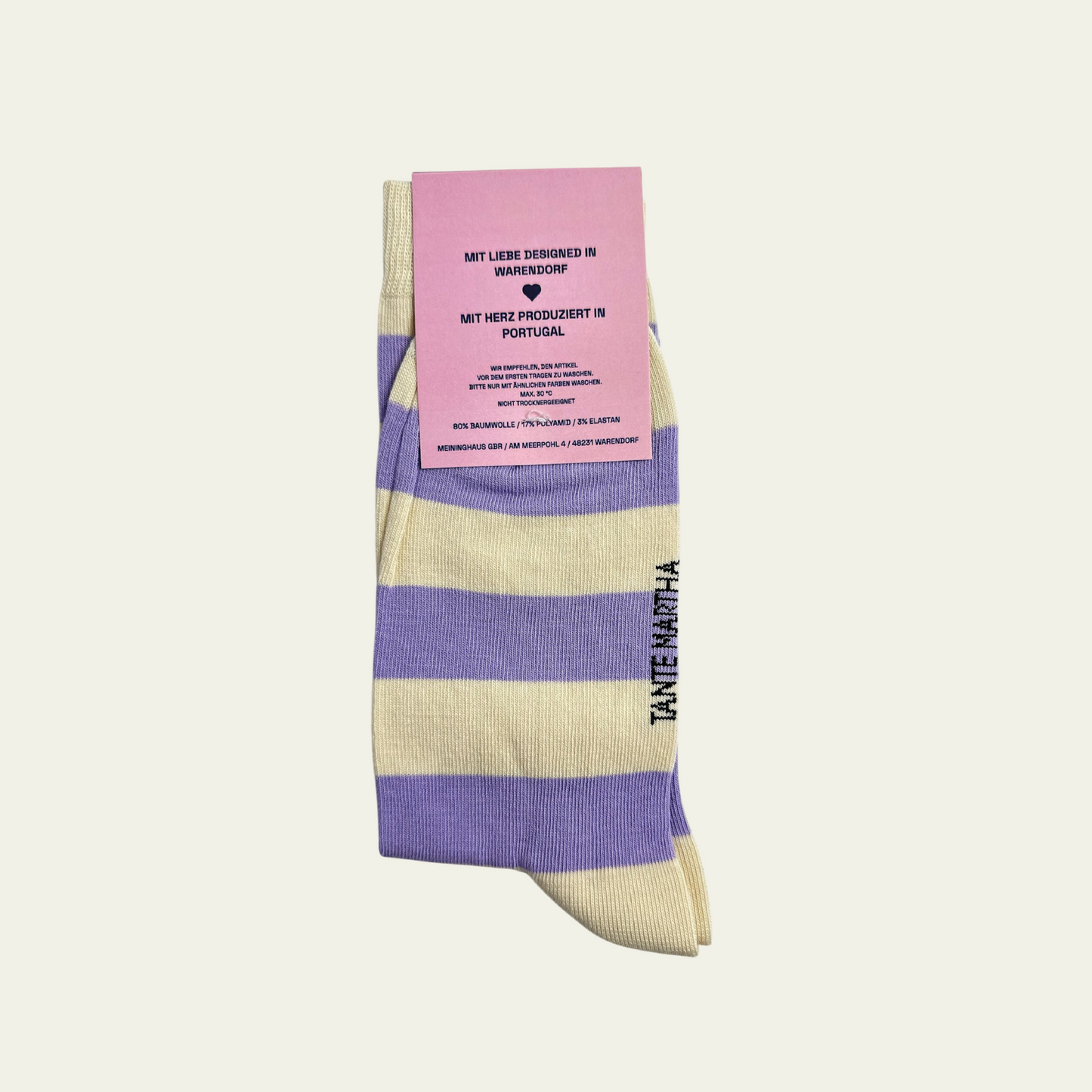 Socken gestreift