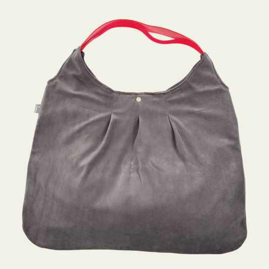 Shopper Nicky Velours - Grau