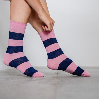 Socken gestreift