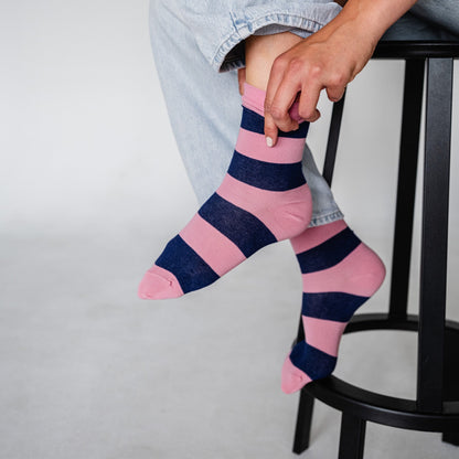 Socken gestreift