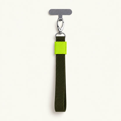 Phone Strap – Oliv | Neongelb