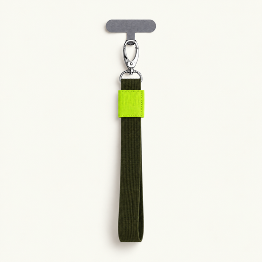 Phone Strap – Oliv | Neongelb