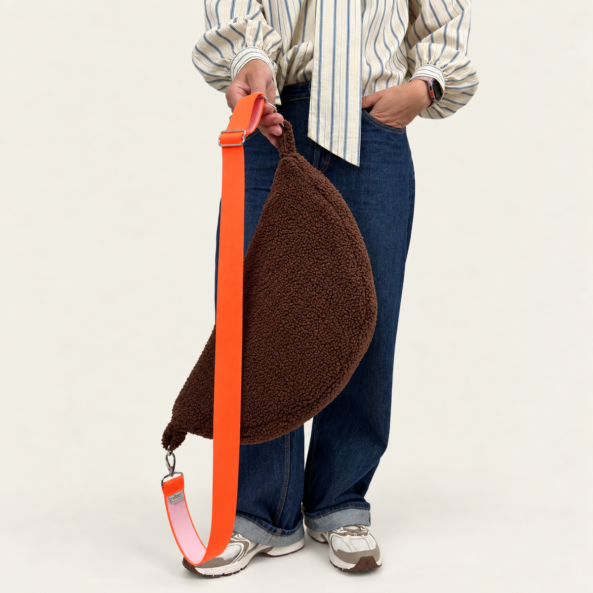 Crossbody Bag Teddy – Braun
