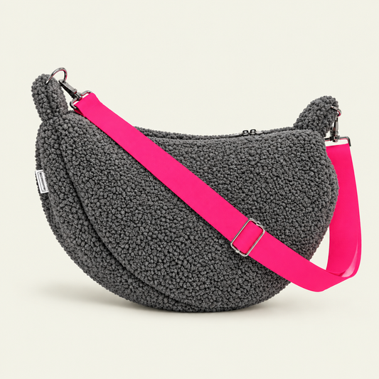 Crossbody Bag Teddy – Grau