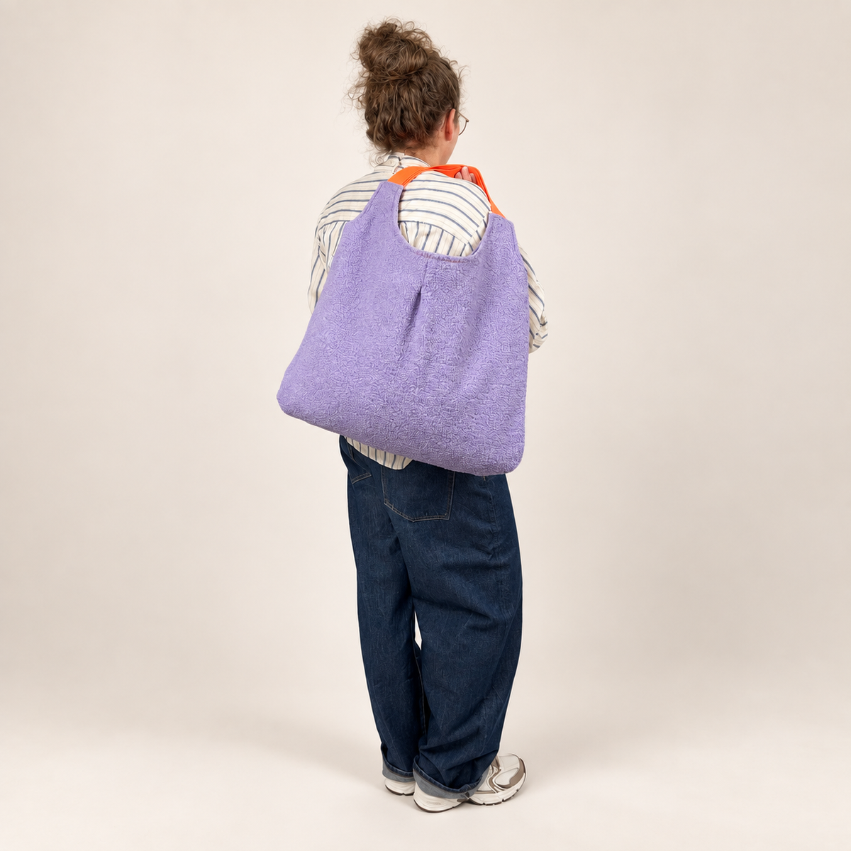 Shopper Teddy – Flieder