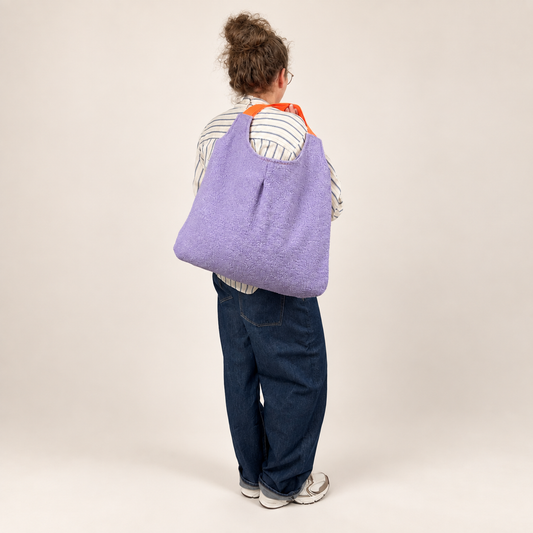Shopper Teddy – Flieder