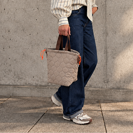 Padded Bag – Sand | Braun