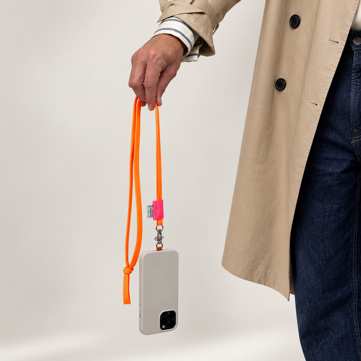 Phone Chain – Orange | Neonpink
