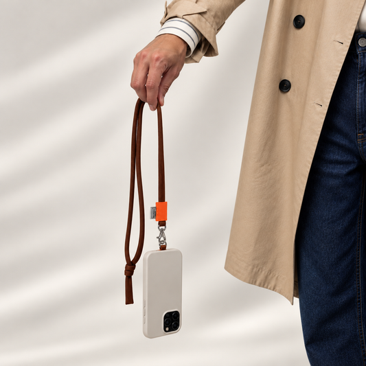 Phone Chain – Braun | Neonorange