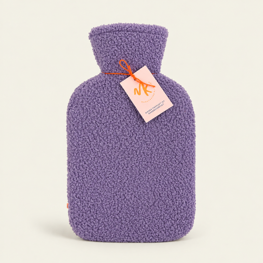 Wärmflasche Teddy – Flieder
