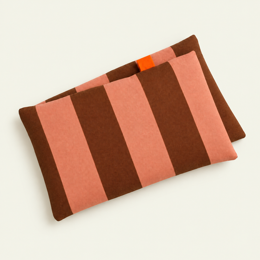 Körnerkissen Stripes – Braun