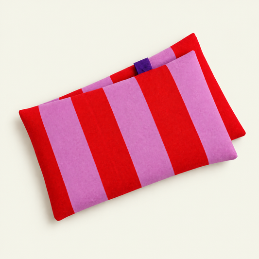 Körnerkissen Stripes – Rot