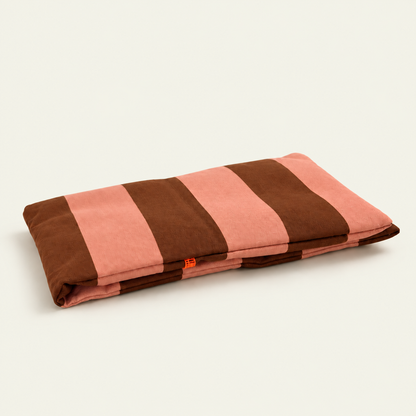 Körnerkissen Stripes – Braun