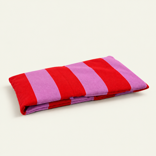 Körnerkissen Stripes – Rot