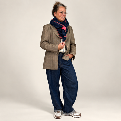 Tuch Flanell – Blau