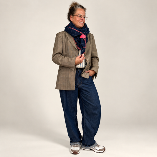 Tuch Flanell – Blau