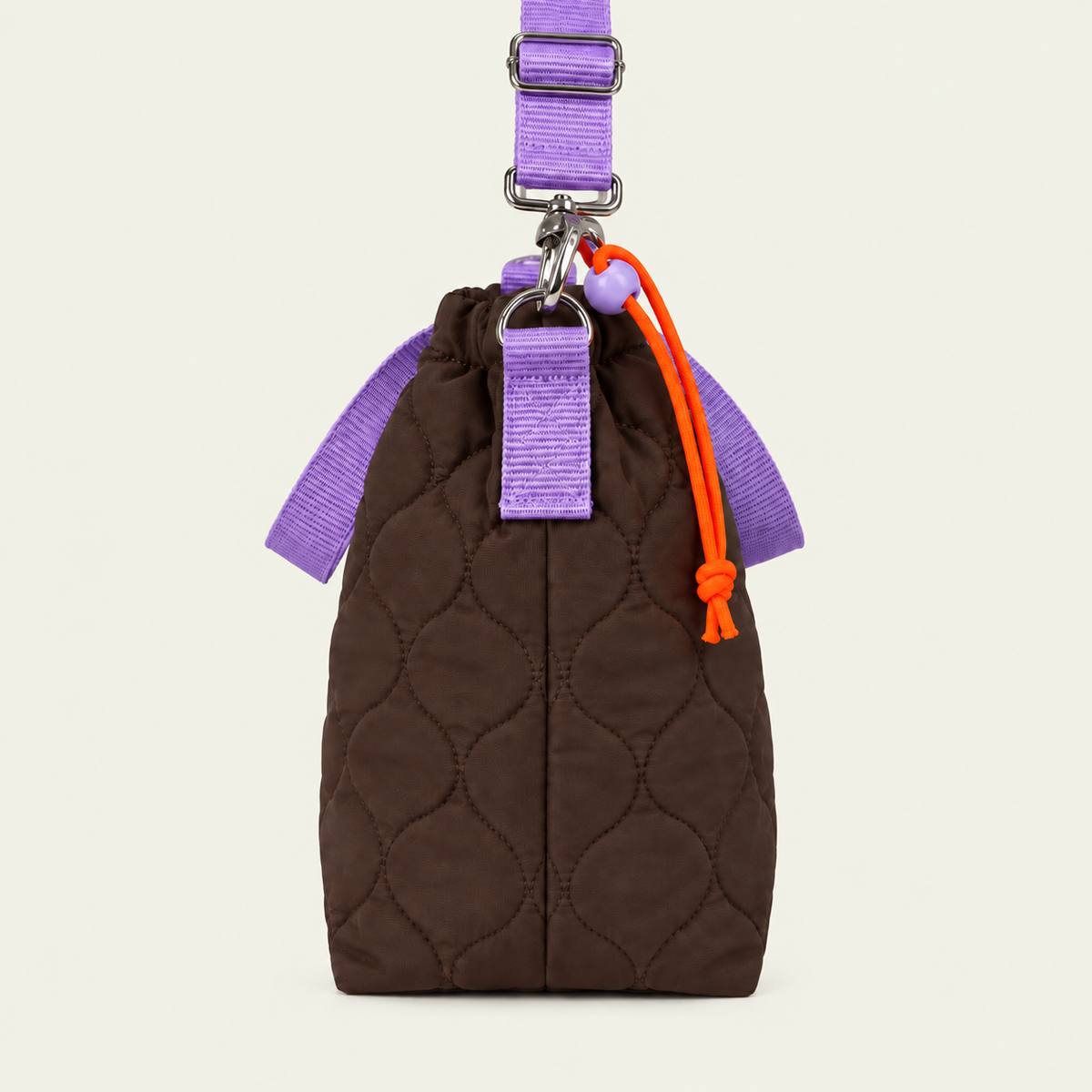 Padded Bag – Braun | Flieder
