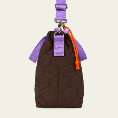 Padded Bag – Braun | Flieder