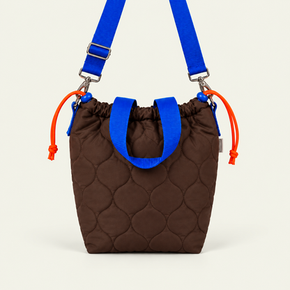 Padded Bag – Braun | Kobalt