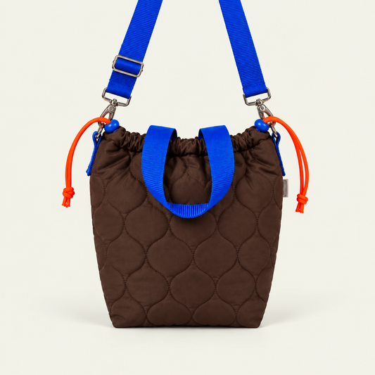 Padded Bag – Braun | Kobalt