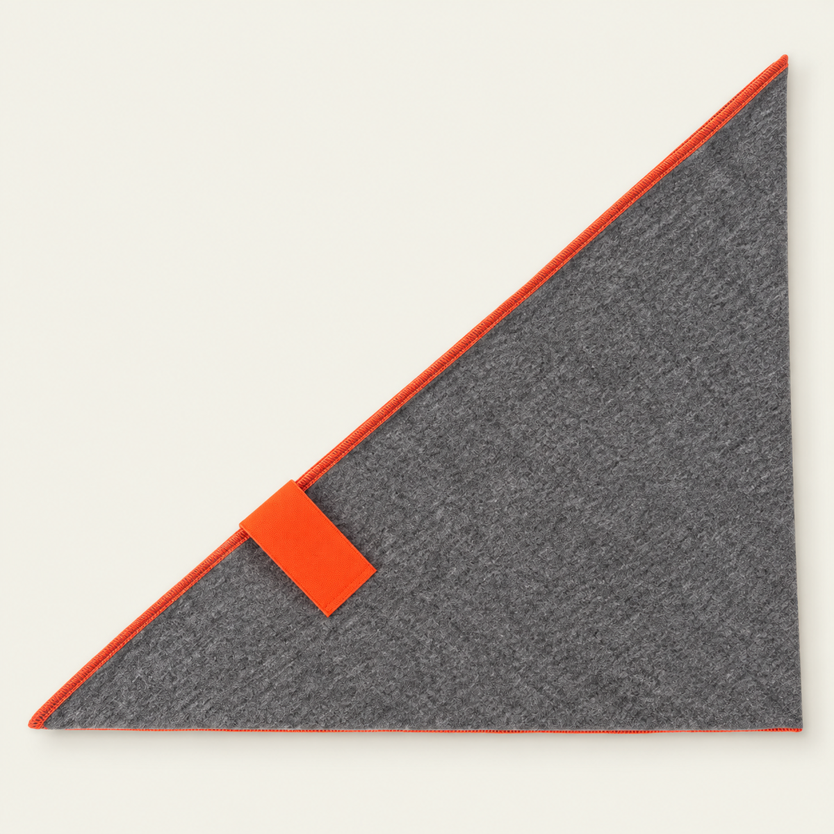 Tuch Dreieck – Grau | Orange