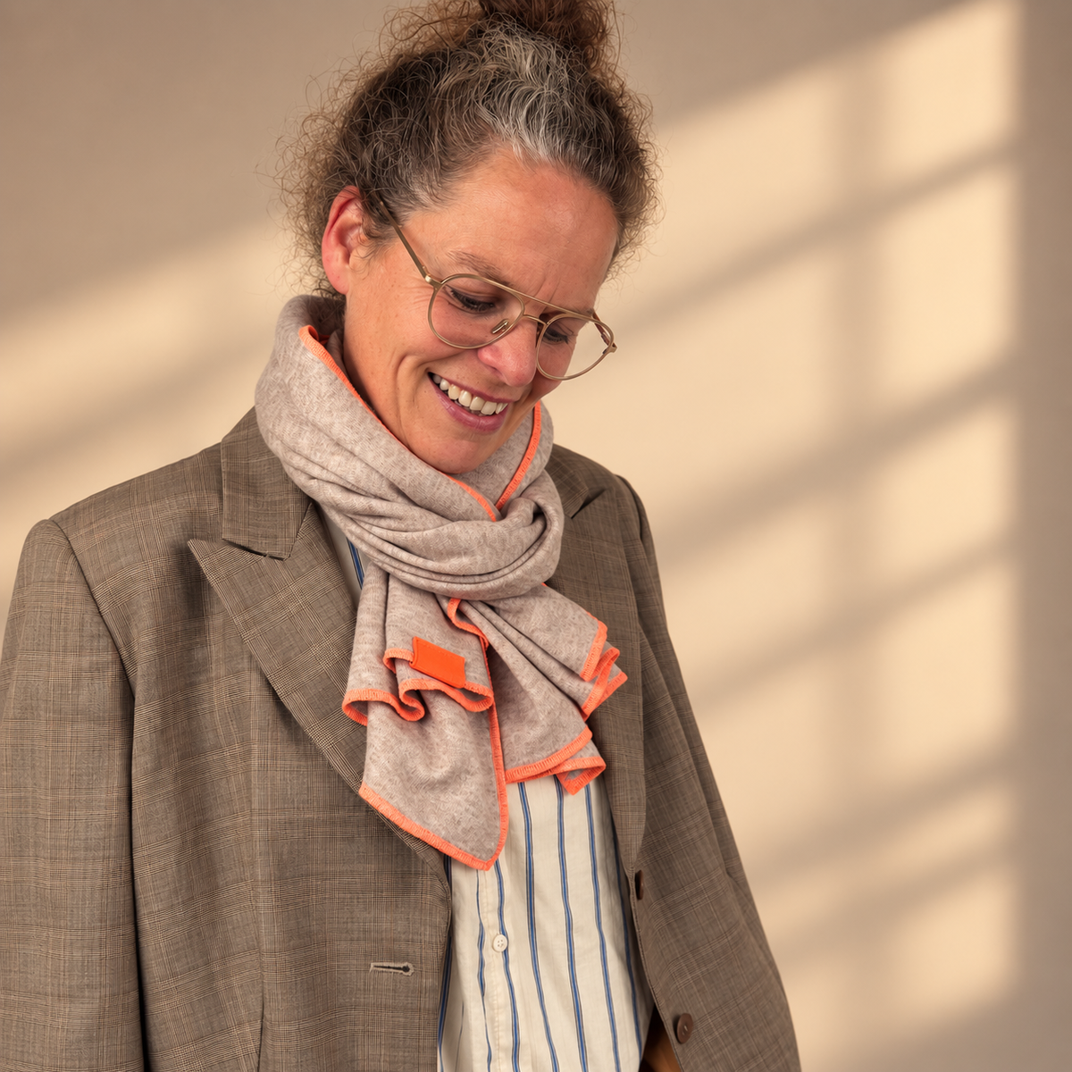 Cozy Scarf - Sand | Orange