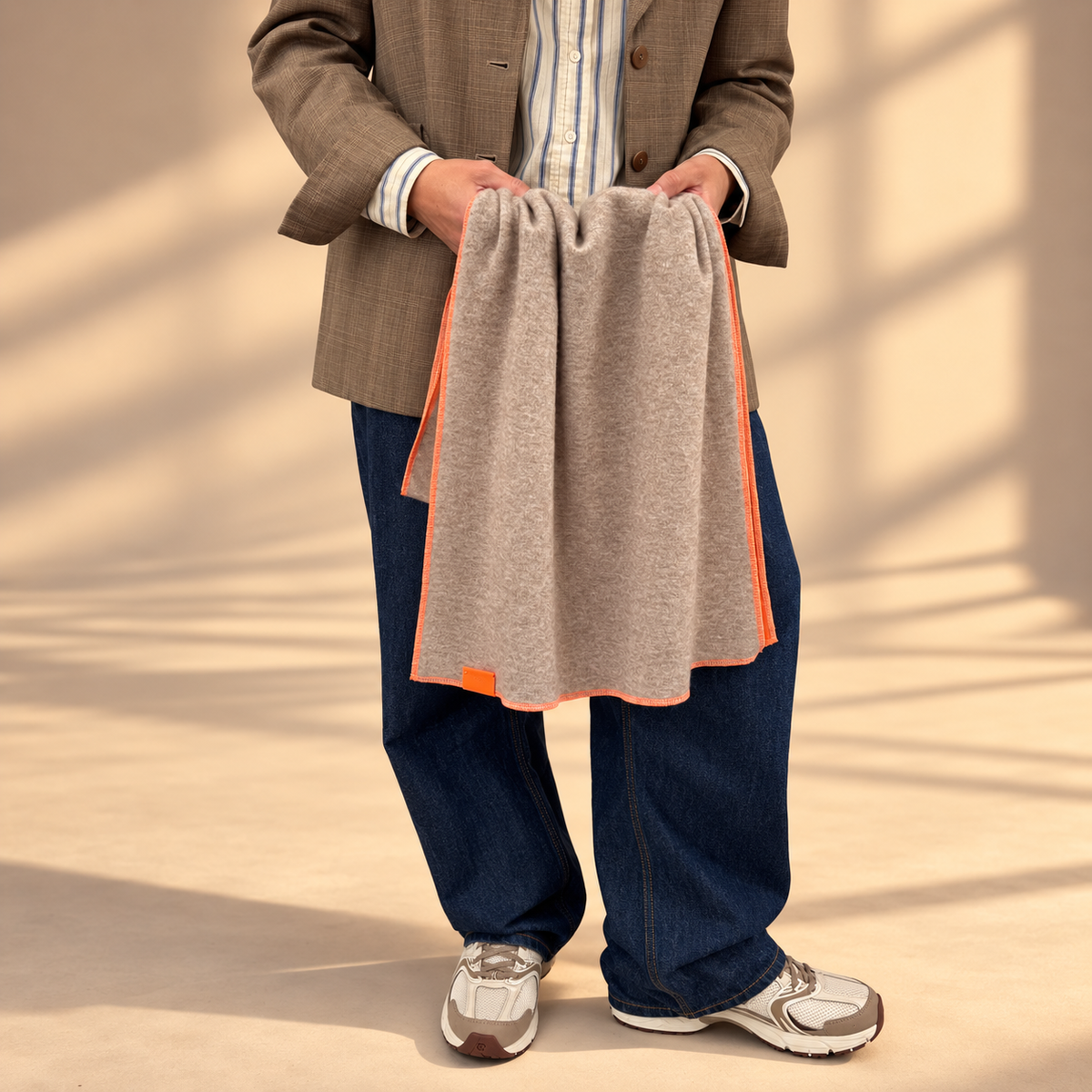 Cozy Scarf - Sand | Orange