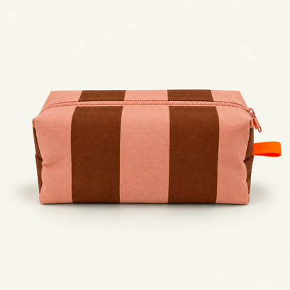 Travel Bag Stripes - Braun