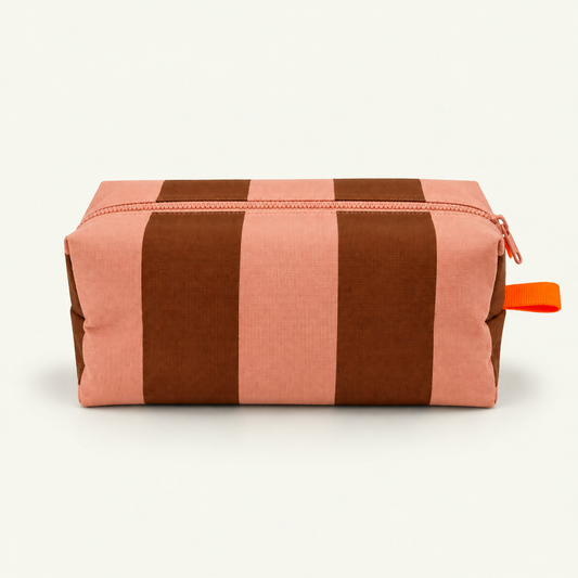 Travel Bag Stripes - Braun