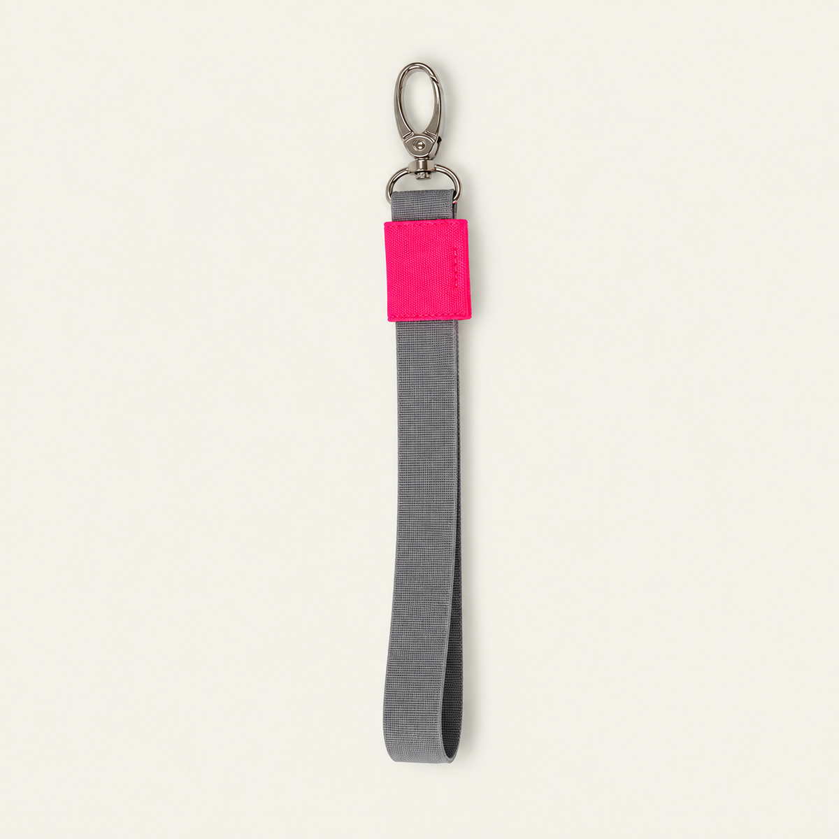Key Strap - Grau / Neon Pink