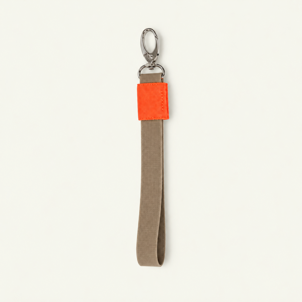 Key Strap - Sand | Neon Orange