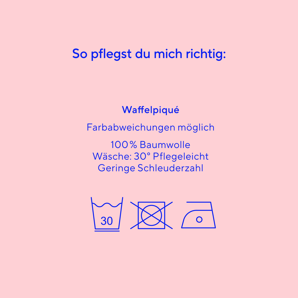 Geschirrtuch Waffelpique – Natur