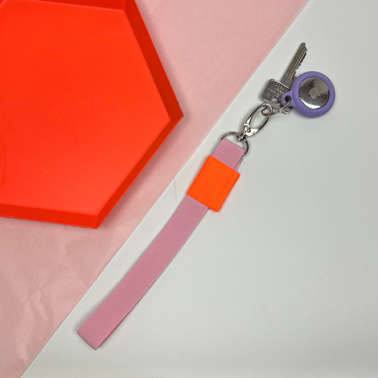 Key Strap - Rosa / Neon Orange
