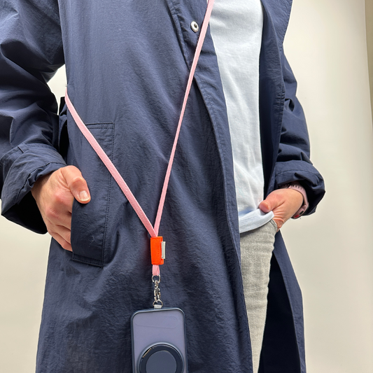 Phone Chain - Rosa / Neon Orange