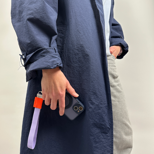 Phone Strap - Flieder / Neon Orange