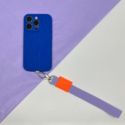 Phone Strap - Flieder / Neon Orange