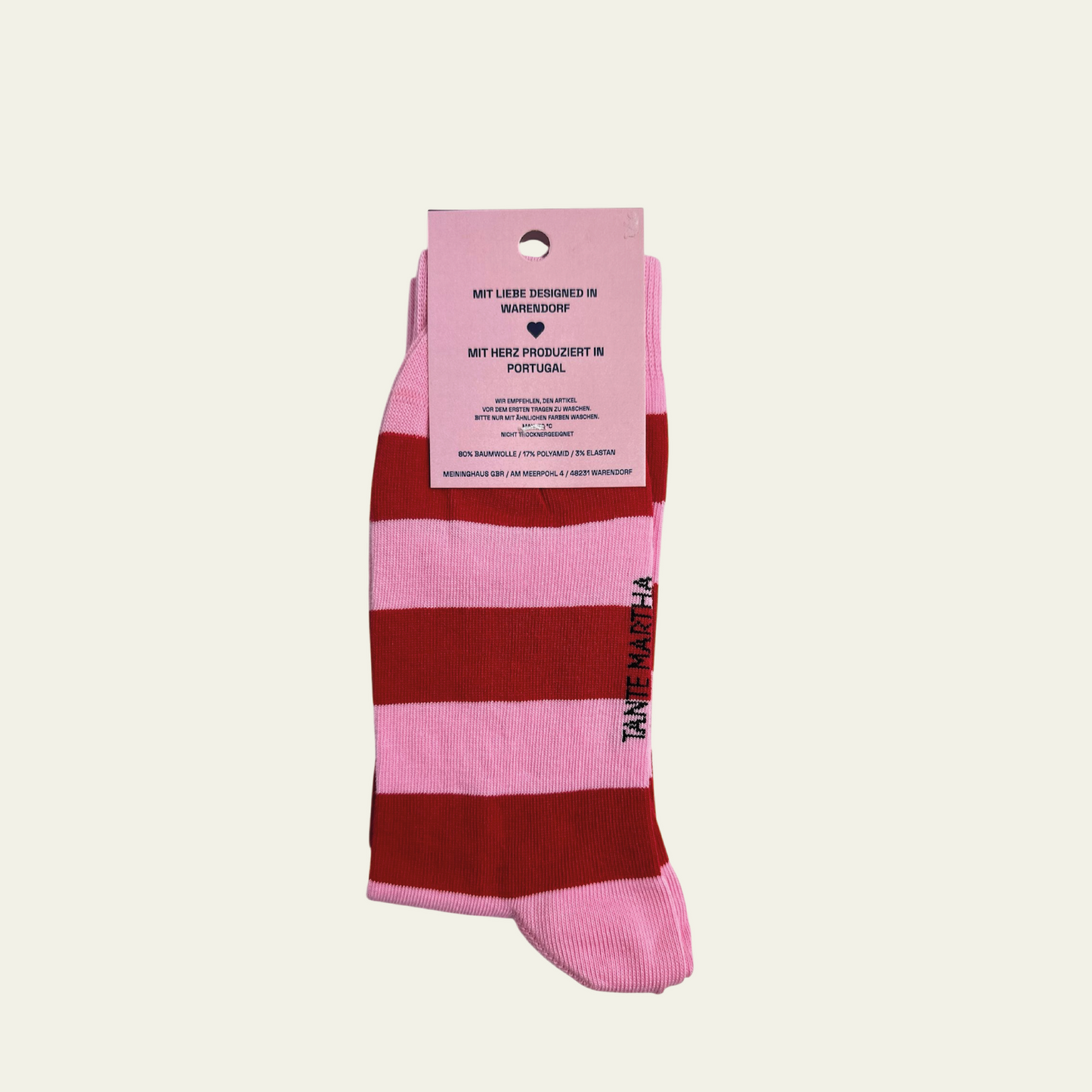 Socken gestreift