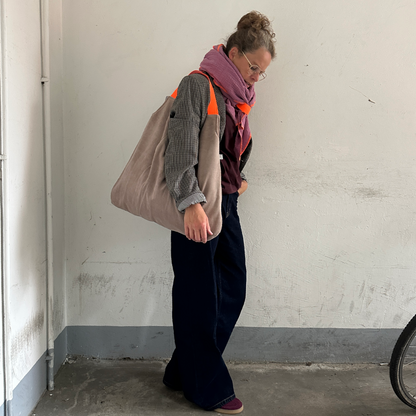 Shopper Nicky Velours - Sand