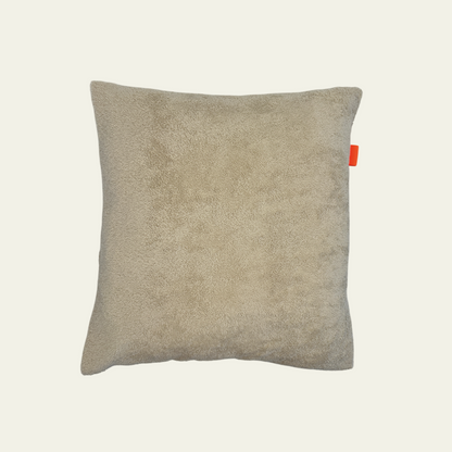 Kissen Frottee - Sand / Orange