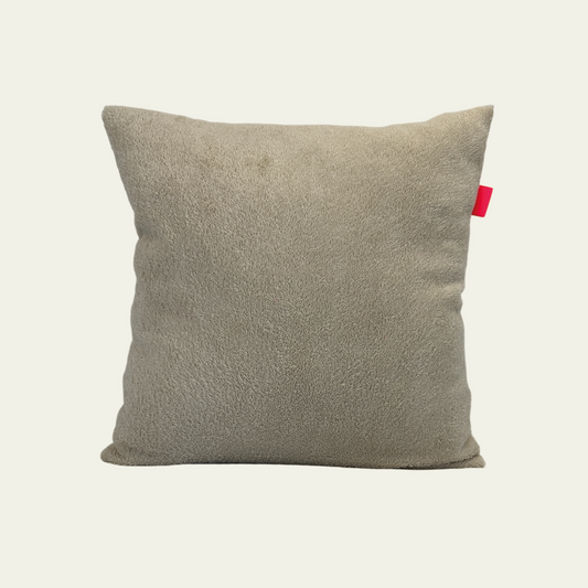 Kissen Frottee - Sand / Pink